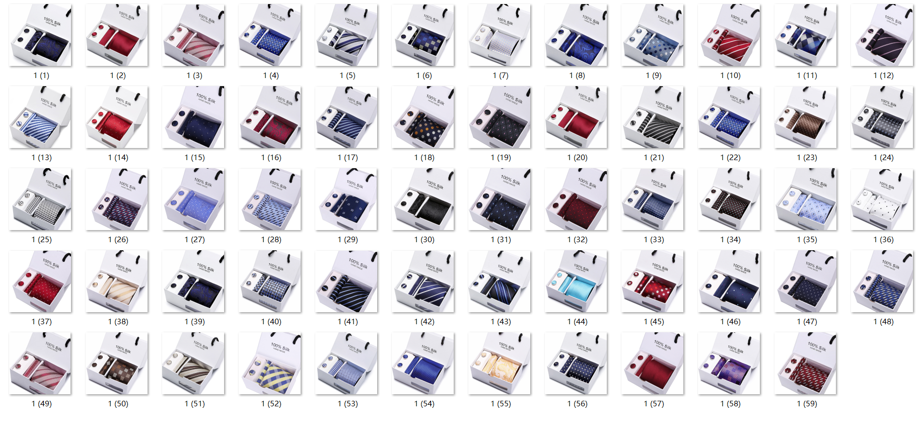Men's Silk Tie Set