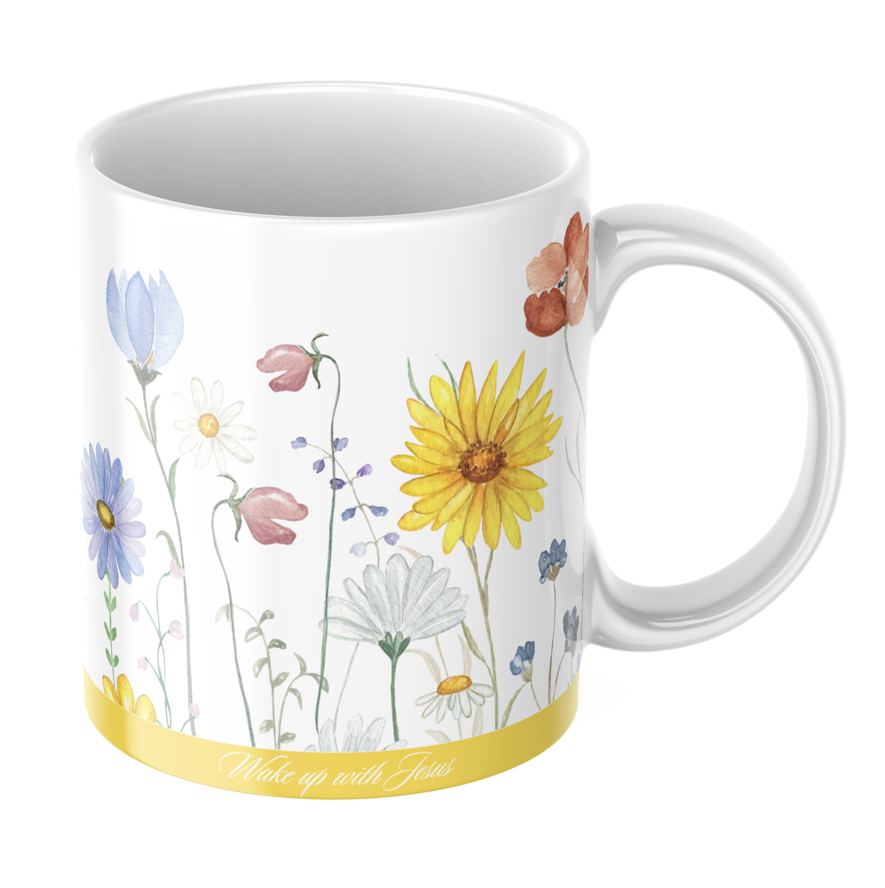 WAKE UP WITH JESUS - Christian Inspirational Mug