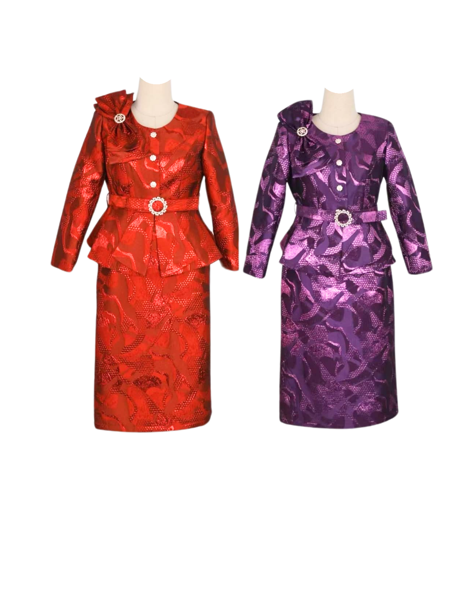 Brocade Skirt Suit